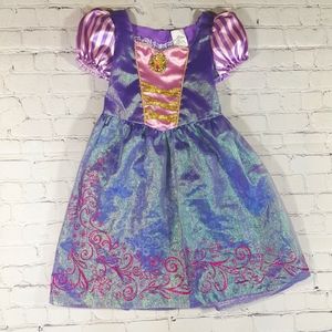 Disney Tangled Rapunzel Dress/Costume Girls size 4T-6x EUC